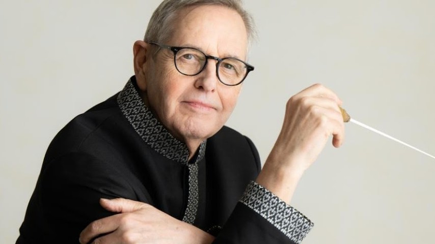 Douglas Bostock (b. 1955) conducts