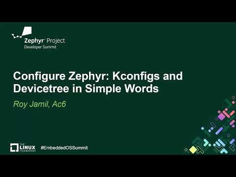 Zephyr Developer Summit @ EOSS NA 2024 - YouTube