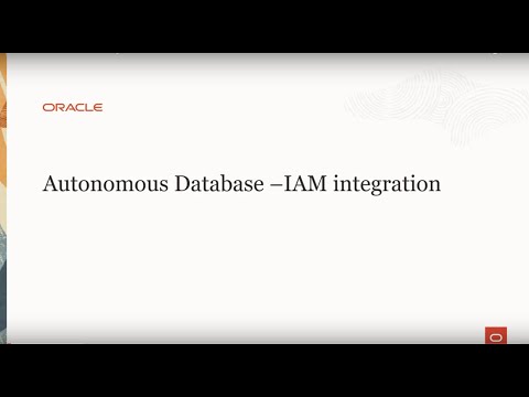 OCI IAM for Autonomous Database - YouTube