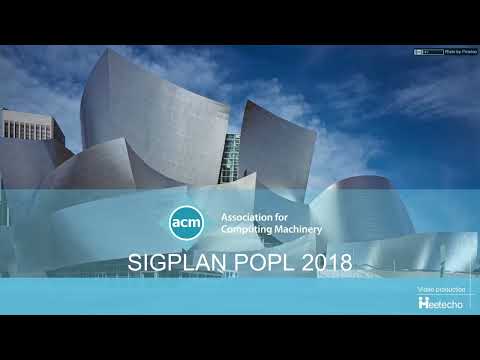 POPL 2018 - YouTube