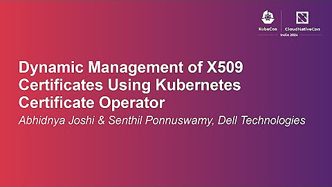 KubeCon + CloudNativeCon India 2024