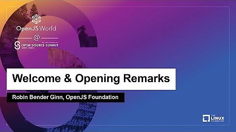 OpenJS World @ OSS NA 2023