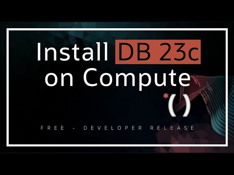 Oracle Database 23c Free Developer Release - YouTube