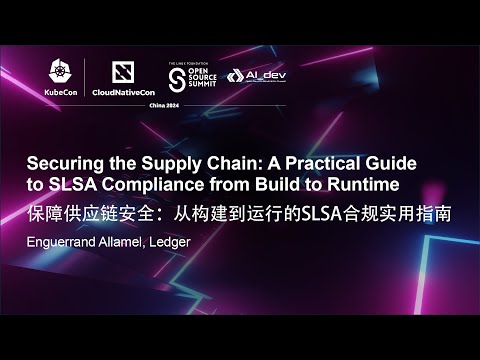 KubeCon + CloudNativeCon + Open Source Summit + AI_dev China 2024 - YouTube