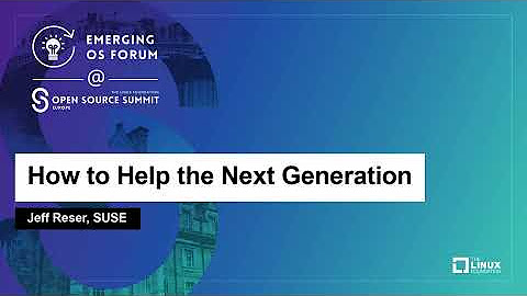 Emerging OS Forum @ OSS EU 2022