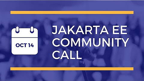 Jakarta EE Community Calls