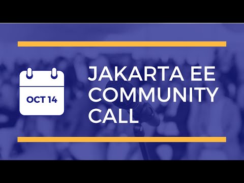 Jakarta EE Community Calls - YouTube