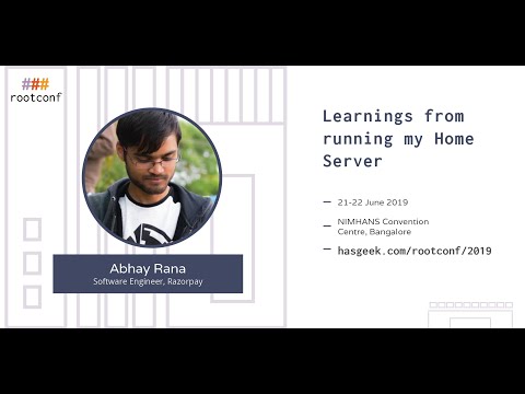 Rootconf 2019 Day 1 - YouTube