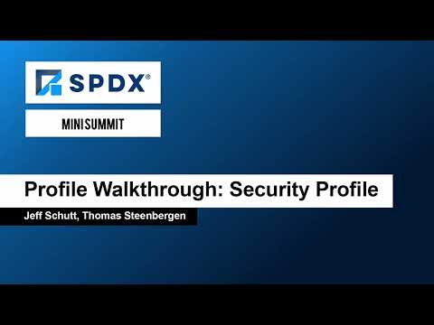SPDX Mini Summit @ OSS EU 2023 - YouTube