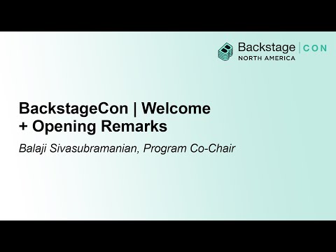 BackstageCon NA 2024 - YouTube