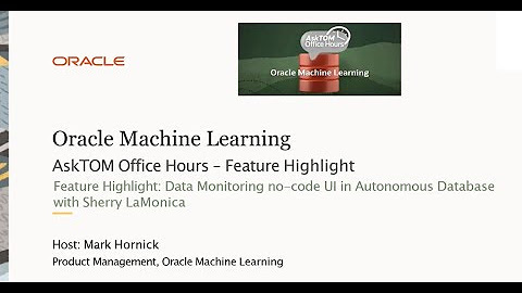 Oracle Machine Learning Office Hours