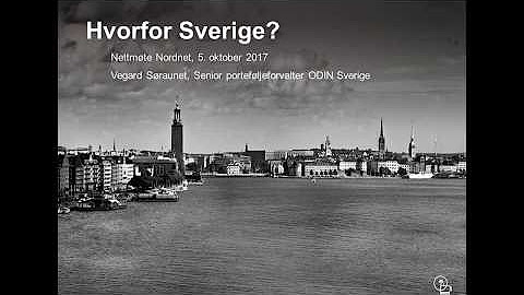 Investeringer i Sverige