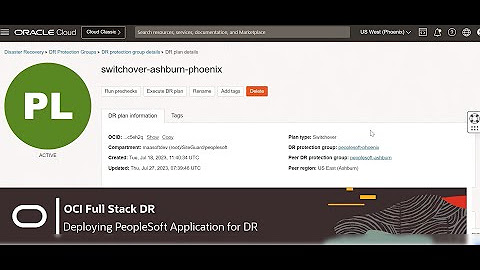 Full Stack DR: Automate Recovery Operations for Single Instance Oracle PeopleSoft Application