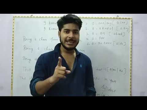 Articles ( A/ AN / THE ) - YouTube