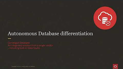 Autonomous Database Services