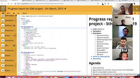 Identity Manager (IDM) - Progress Report Calls