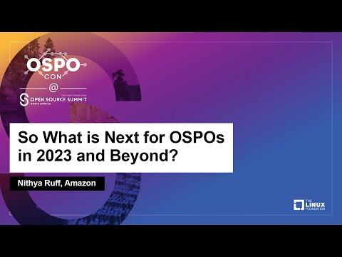 OSPOCon @ OSS NA 2023 - YouTube