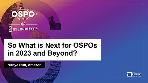 OSPOCon @ OSS NA 2023