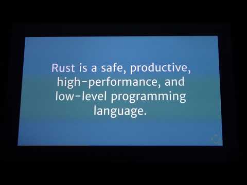 Rust KW Meetup - YouTube