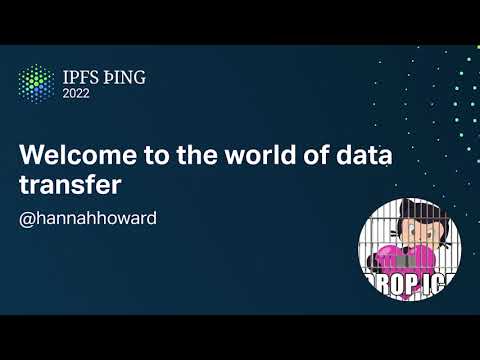 IPFS þing 2022 - Data and IPFS: Transfer - YouTube