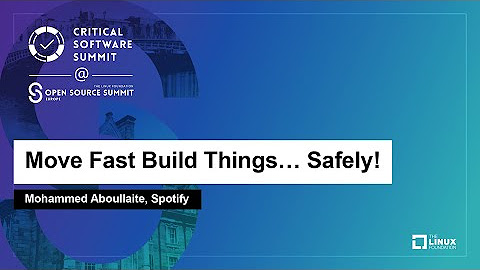 Critical Software Summit @ OSS EU 2022