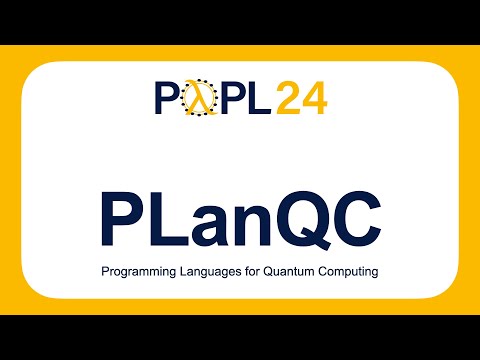 PLanQC 2024 - YouTube