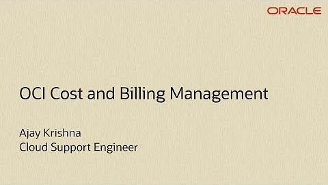 OCI Support - Billing Videos