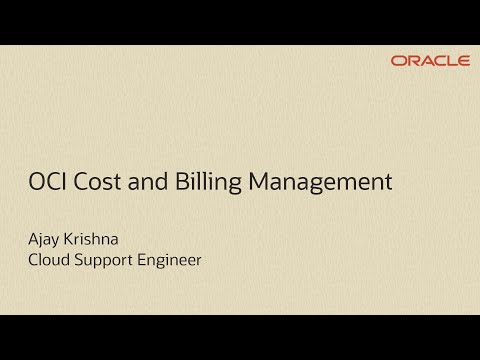 OCI Support - Billing Videos - YouTube