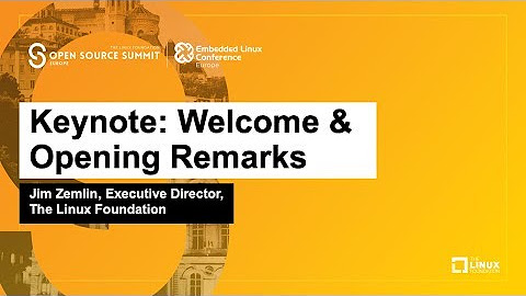Open Source Summit & Embedded Linux Conference EU 2019 - Lyon