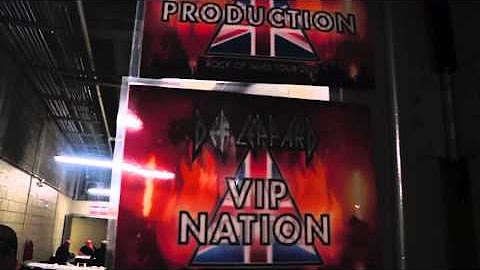 Backstage in Mexico - Rock of Ages Tour 2012