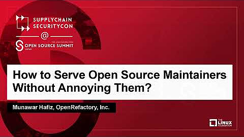 SupplyChainSecurityCon @ Open Source Summit Japan 2023