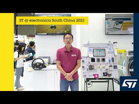 NEWS FROM ST @ electronica South China 2023 - YouTube