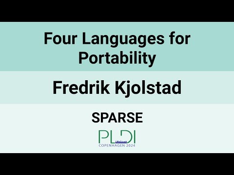 SPARSE 2024 - YouTube