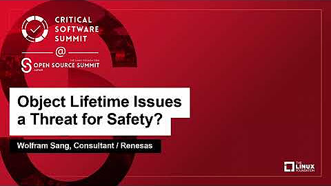 Critical Software Summit @ Open Source Summit Japan 2023
