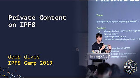 IPFS Camp 2019 - Deep Dives