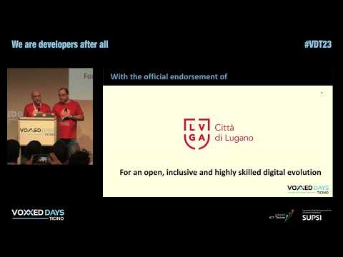 Voxxed Days Ticino 2023 - YouTube