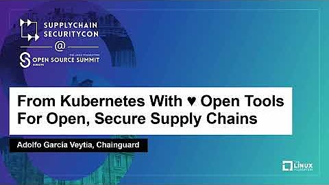 SupplyChainSecurityCon @ OSS EU 2022