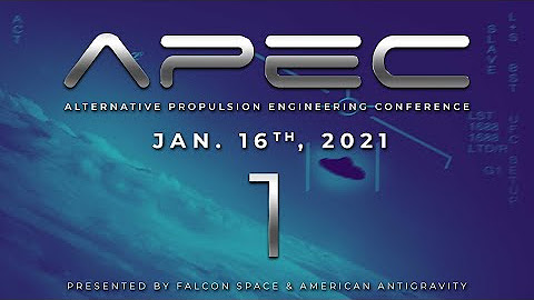 APEC: Jan 16th, 2021 - BAE Greenglow & UAP Technology Analysis