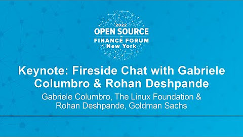 Open Source in Finance Forum NYC 2022