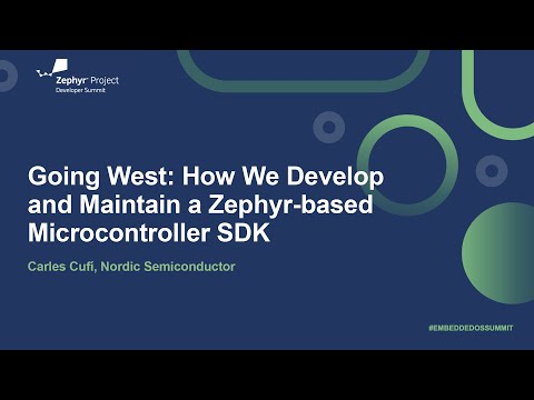 Zephyr Project Developer Summit @ EOSS 2023 - YouTube