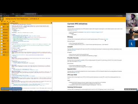 IPFS WG - Go Core Dev - YouTube