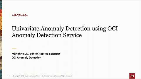 OCI AI Anomaly Detection Service