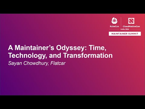 Maintainer Summit India 2024 - YouTube