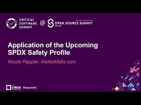 Critical Software Summit @ OSS EU 2024 - YouTube